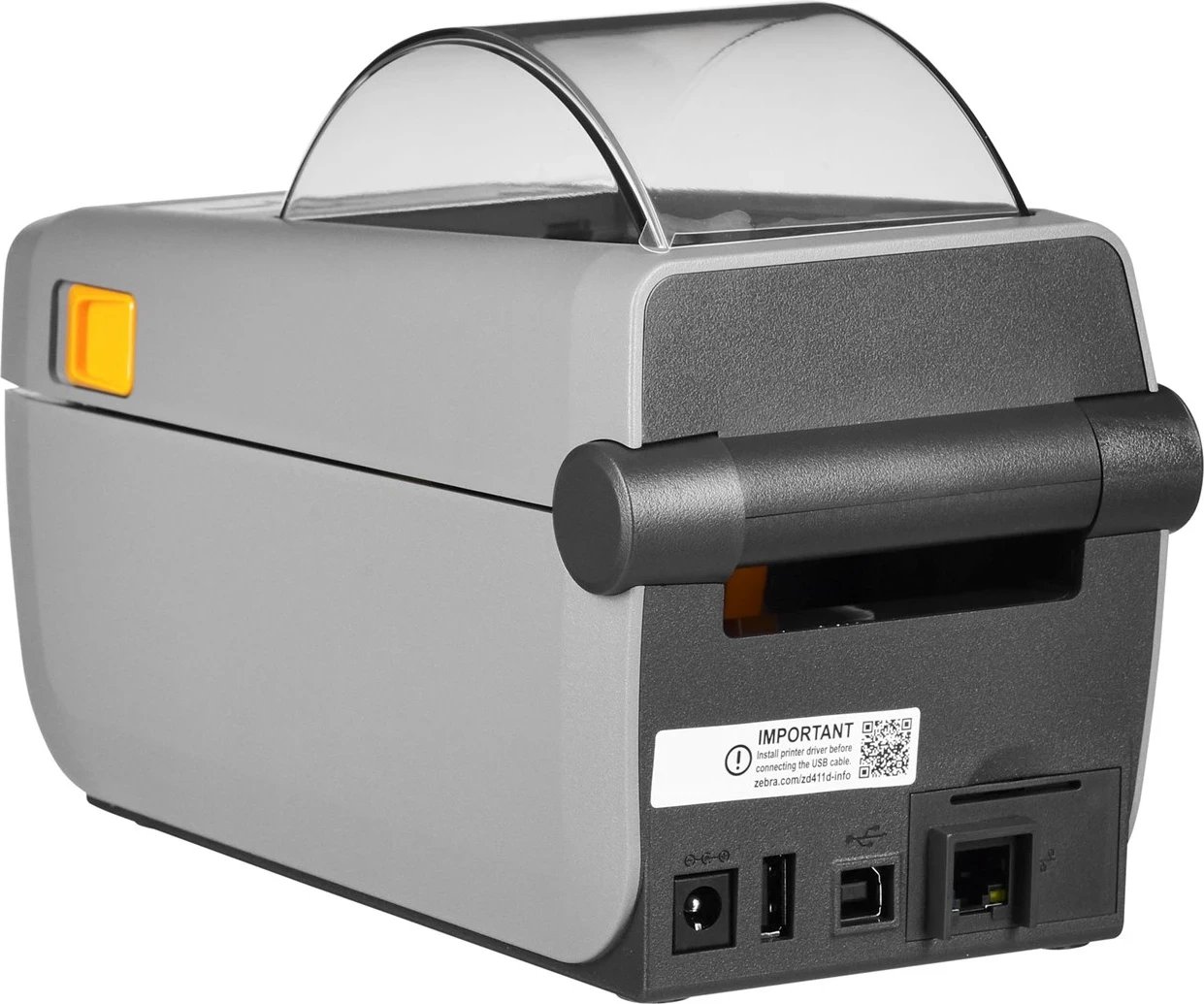 Printer etiketash Zebra ZD411, Termik Direkt, 203 x 203 DPI, me kabllo & pa kabllo, Ethernet LAN, Bluetooth, ngjyrë e zezë