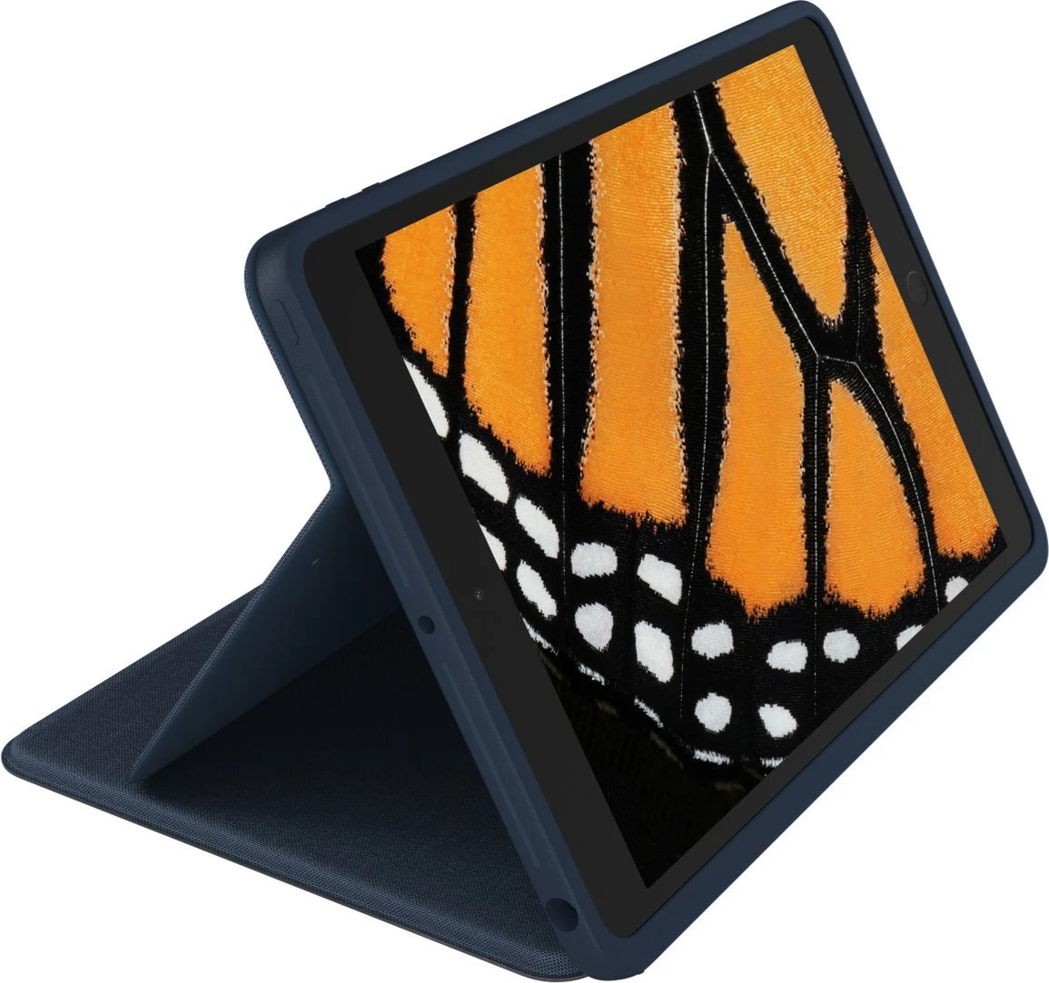 Mbështjellës me tastierë Logitech Rugged Combo 3 Touch për iPad, QWERTZ, trackpad, ngjyrë kaltër