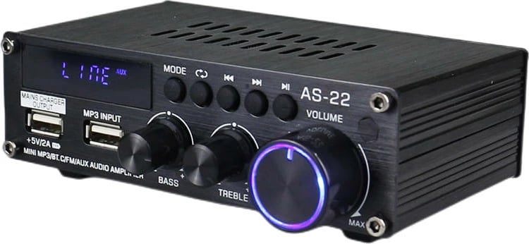 Amplifikator audio Blitzwolf AS-22, 45W, Bluetooth 5.0, i zi