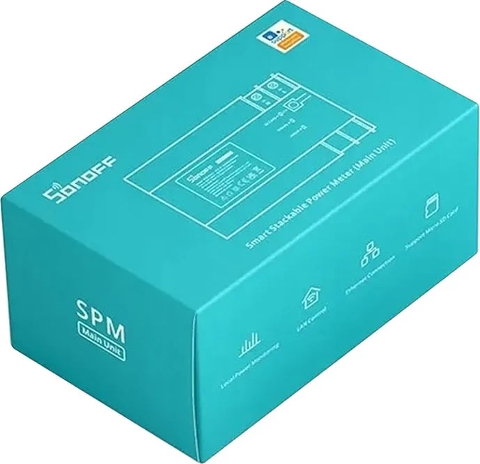 Switch i mençur Sonoff SPM-Main, LAN (ethernet) dhe WiFi, i bardhë
