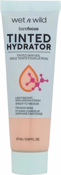 Fondatinë Wet n Wild Bare Focus Tinted Hydrator për femra Fair 27ml