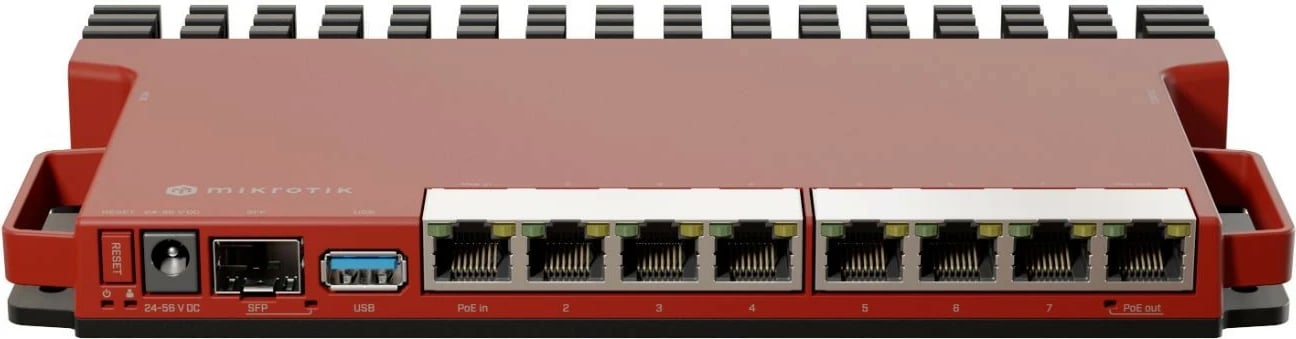 Router MikroTik L009UiGS-RM, 2.5Gigabit Ethernet, 8 porta, SFP, USB 3.0, i zi, rackmount
