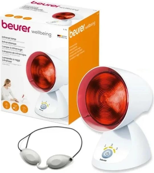 Llambë infra të kuqe Beurer IL35, 150W, e bardhë Llambë infra të kuqe Beurer IL35, 150W, e bardhë