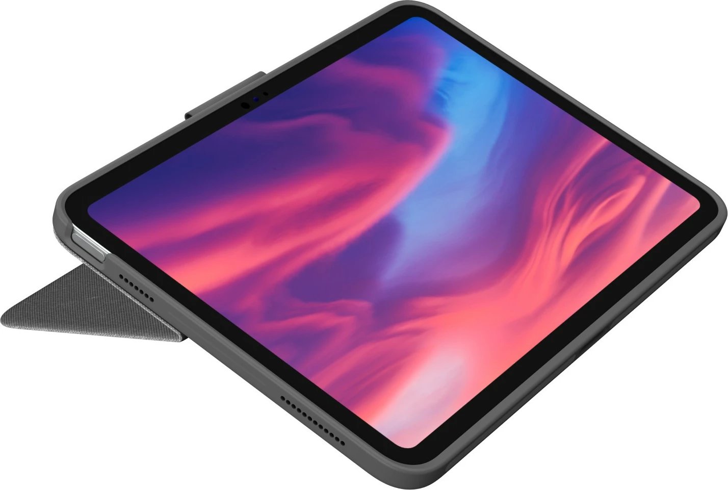 Mbështjellës me tastierë Logitech Combo Touch për iPad 10th Gen, AZERTY, Oxford Grey