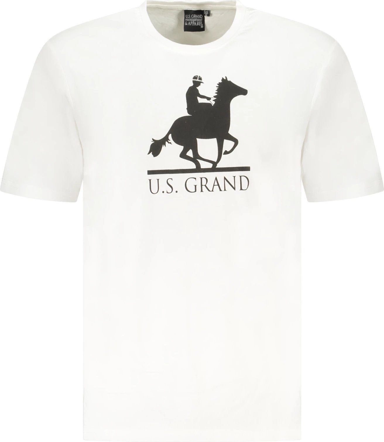 Maicë për meshkuj U.S. GRAND POLO, e bardhë