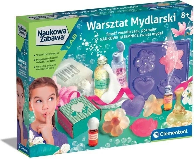 Set edukativ Clementoni Scientific Fun, punëtori për sapun, 231660