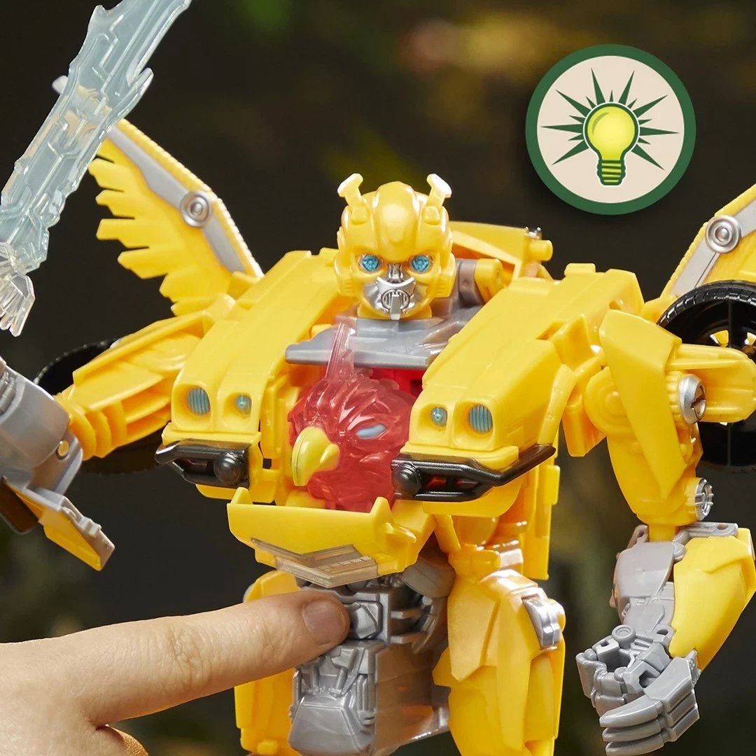 Lodër aksioni Hasbro Transformers Bumblebee, plastikë, elektronike, e verdhë
