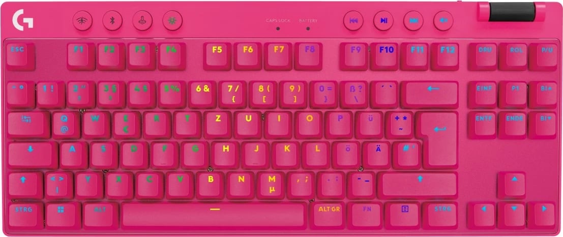 Tastierë mekanike Logitech G 920-012155, wireless, RGB, magenta