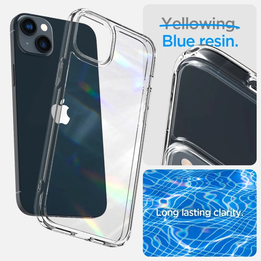 Mbështjellës Spigen Ultra Hybrid për iPhone 14 Plus, Transparent