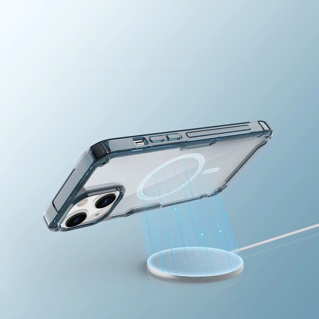 Mbështjellës Nillkin Nature Pro për iPhone 14 Plus, MagSafe, Transparent/Blé