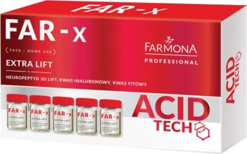 Ampula lifting për fytyrë Farmona Professional Acid Tech Far-X për femra 5x5ml