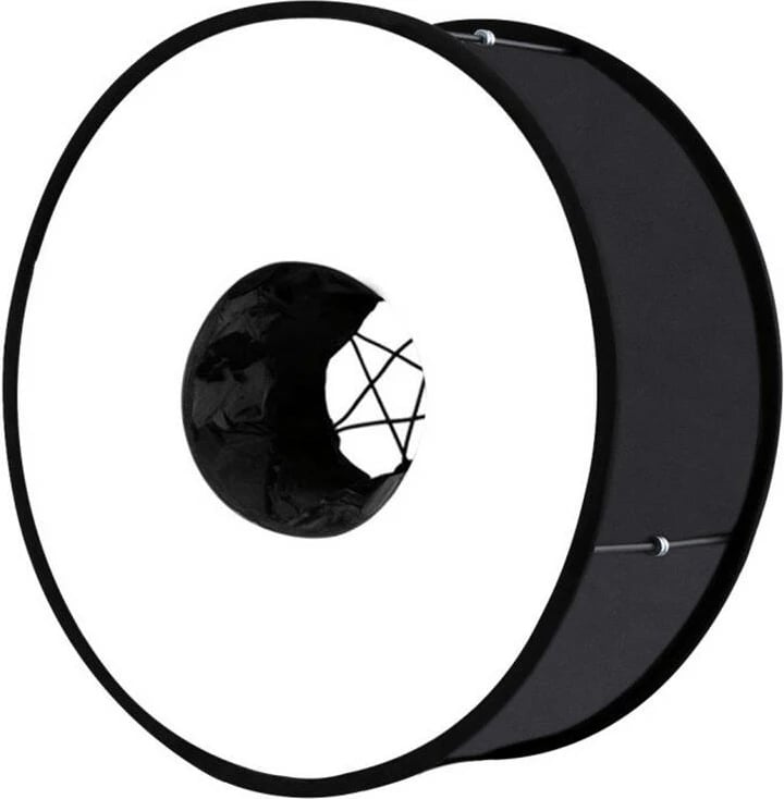 Difuzer softbox Puluz PU5145, rrumbullakët, 45cm, zi