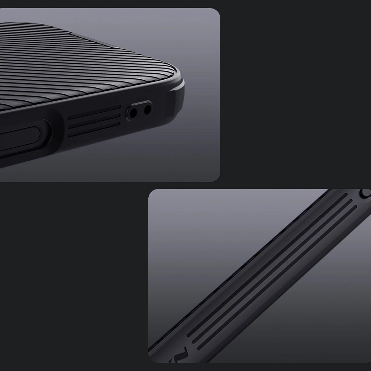 Mbështjellës Nillkin CamShield Pro Magnetic për iPhone 16 Pro, i zi