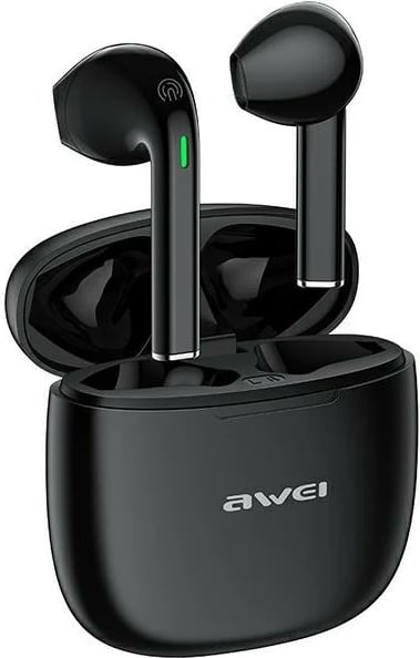 Kufje AWEI T26 Pro TWS, Bluetooth 5.3, me mikrofon, të zeza