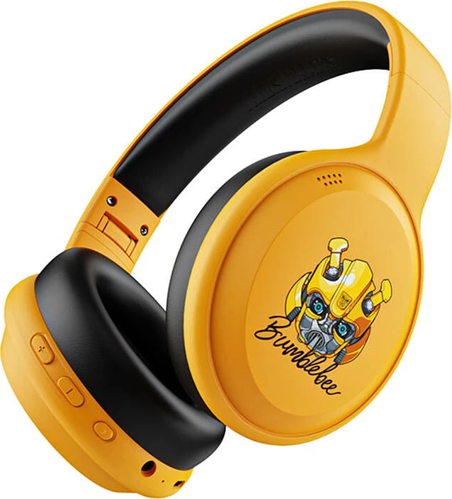 Kufje wireless Transformers TF-G06, Bluetooth 5.4, mikrofon, verdhë