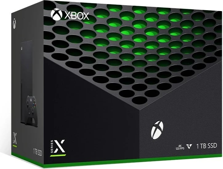 Konzolë lojërash Microsoft Xbox Series X, 1000 GB, Wi-Fi, E zezë