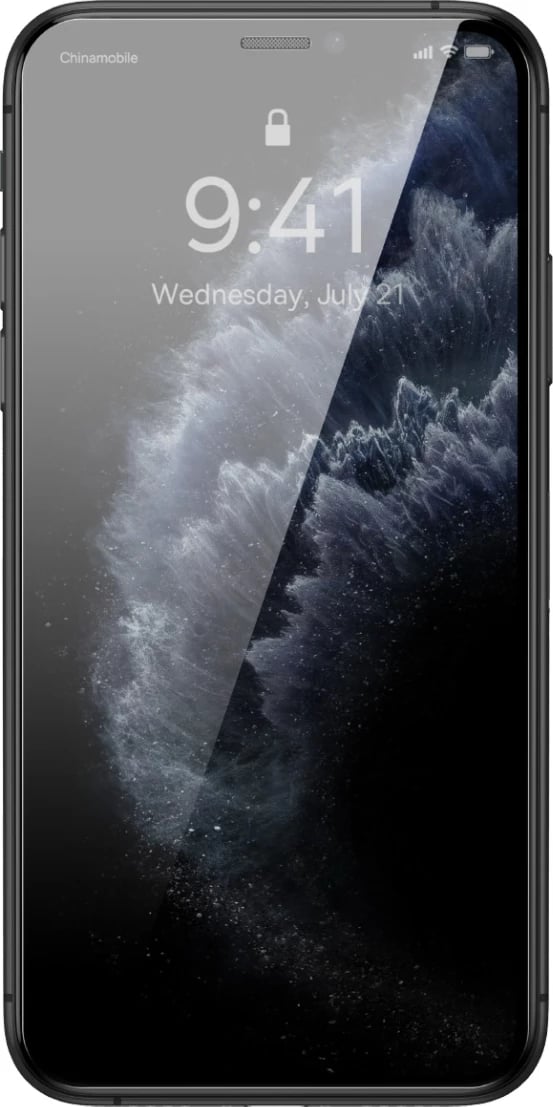 Xham mbrojtës Baseus Privacy Anti Spy për iPhone 11 Pro Max / iPhone XS Max, me pozicionues