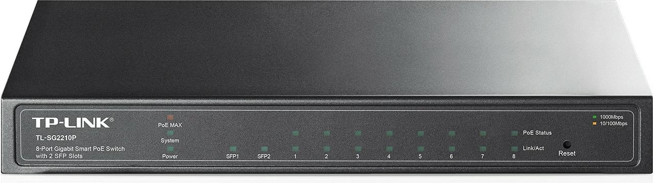 Switch PoE TP-LINK SG2210P, 8x1GB, 2xSFP, i zi