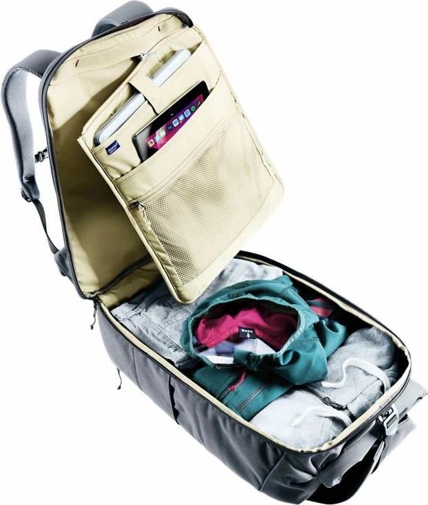 Çantë shpine Deuter, unisex, e zezë