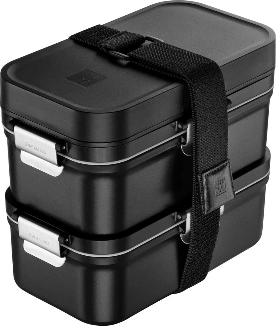 Set kuti ushqimi me vakum ZWILLING Fresh & Save, 2 copë, e zezë