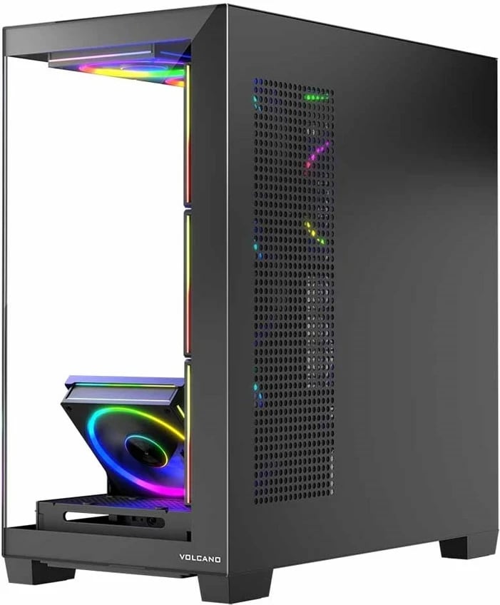 Kasë MODECOM Volcano Stellar ARGB MIDI, e zezë