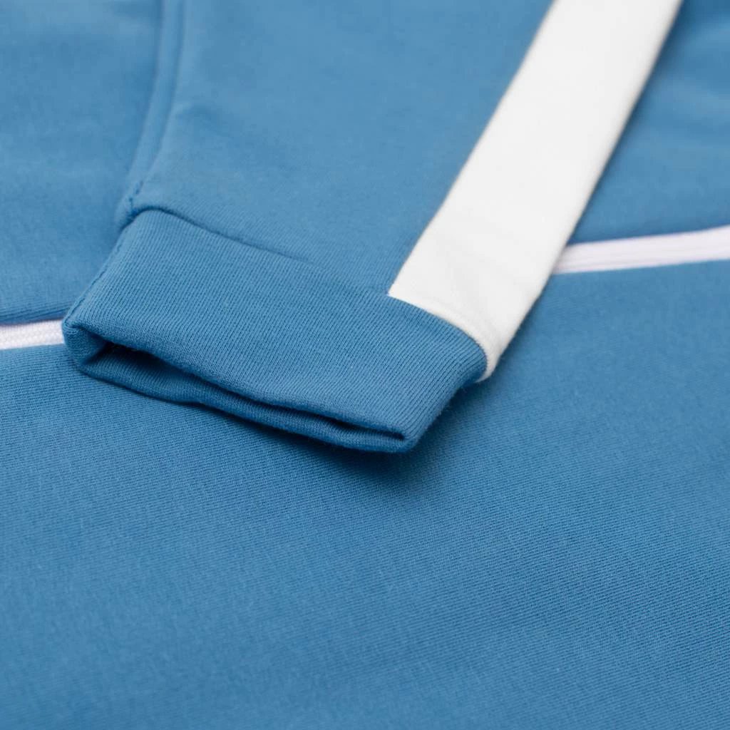 Kombinezon bebe New Baby The Best, termo, me kapuç me veshë, zinxhir i plotë, madhësia 92 (18-24 muaj), blu