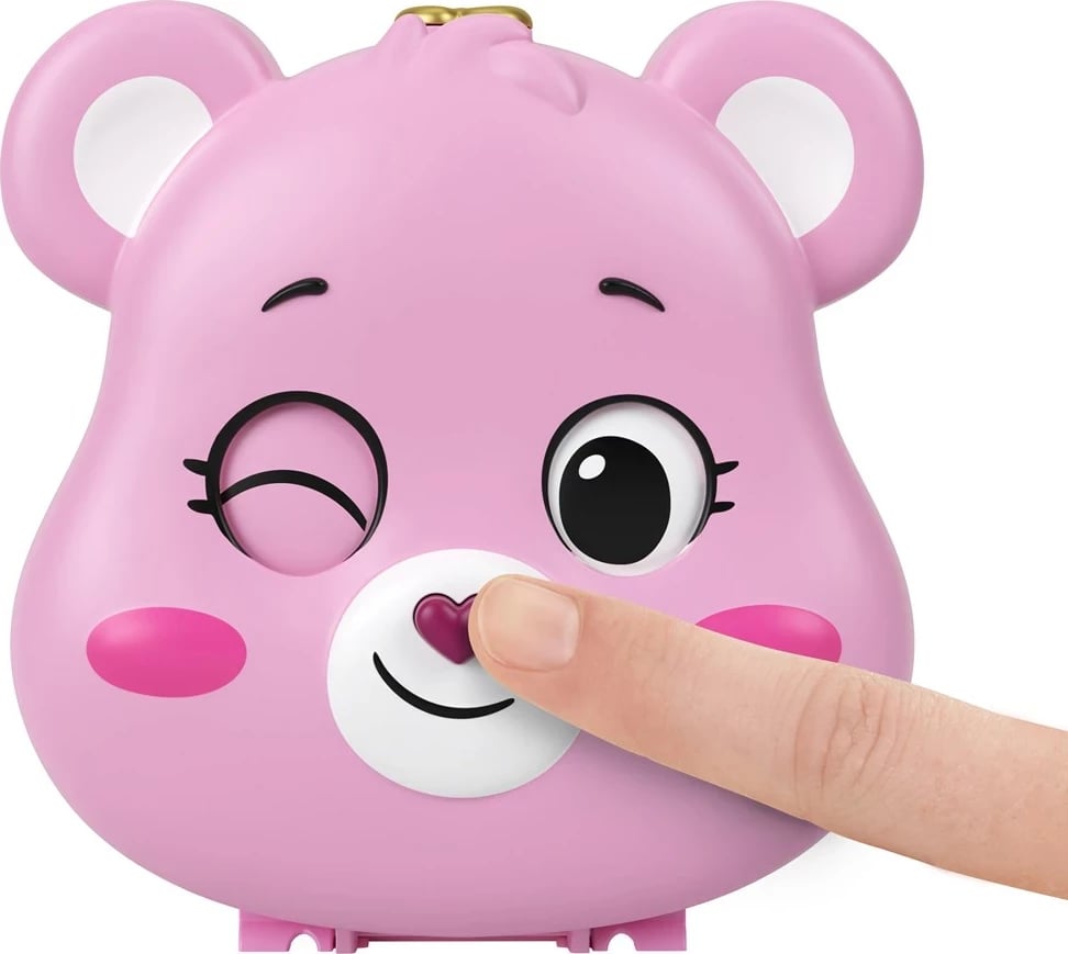 Set lodrash Polly Pocket Care Bears Compact, MATTEL, Shumëngjyrësh