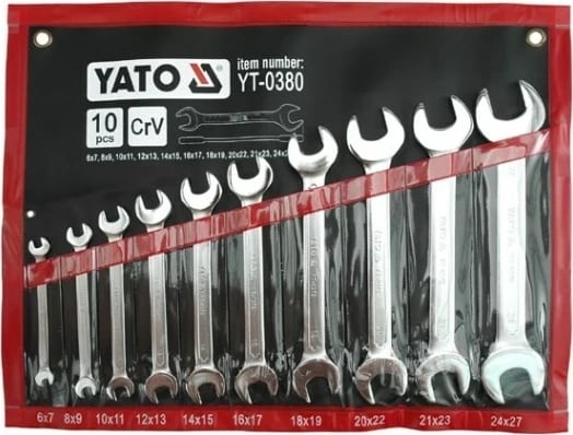 Çelësa Yato YT-0380, set 10 copë