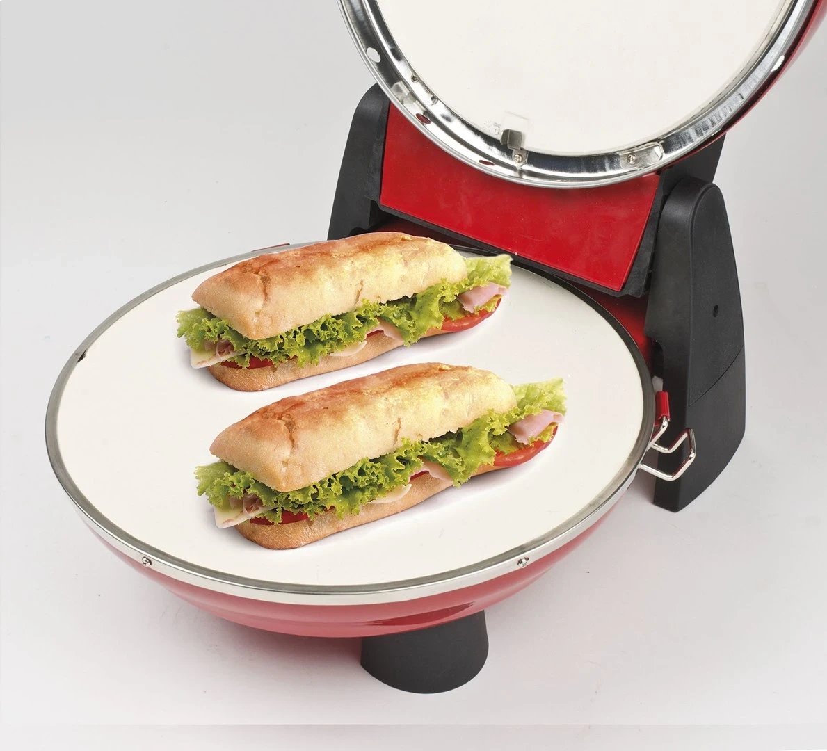Furrë për Pica G3 Ferrari Pizzeria Snack Napoletana, 1 pica, 1200 W, E Zezë dhe E Kuqe Furrë për Pica G3 Ferrari Pizzeria Snack Napoletana, 1 pica, 1200 W, E Zezë dhe E Kuqe