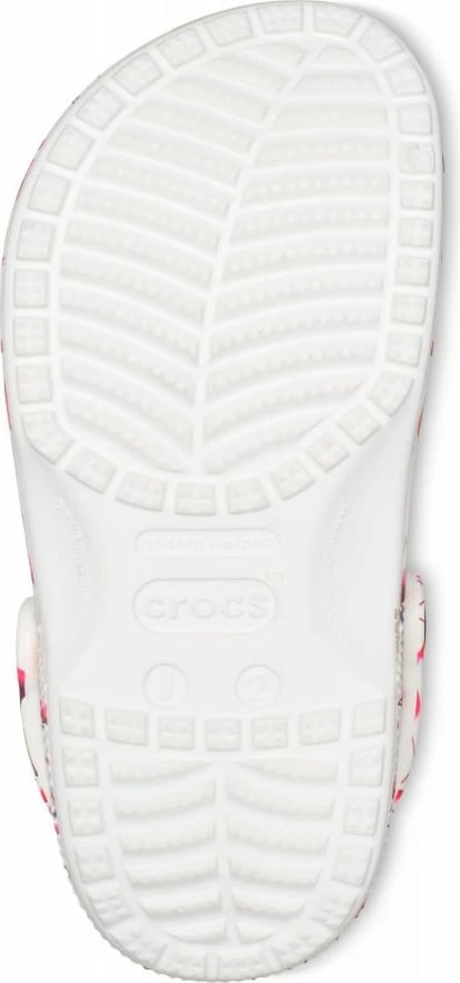 Klapka për fëmijë Crocs, të bardha-rozë