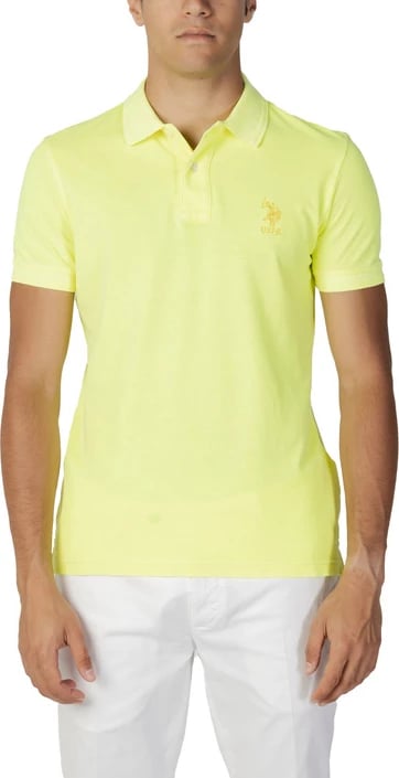 Maicë polo për meshkuj U.S. Polo Assn., e verdhë