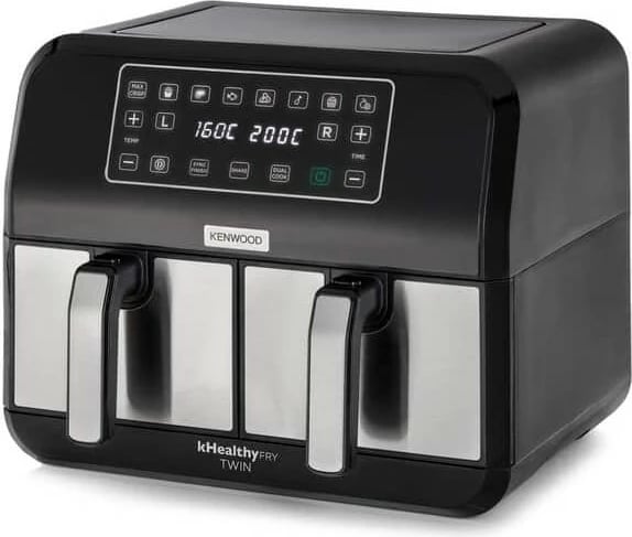 Fritezë me ajër të nxehtë Kenwood HFM20.000MB, 8 L, e zezë