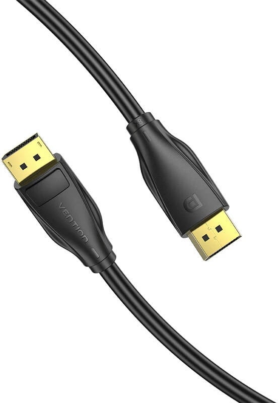 Kabllo DisplayPort Vention HCDBH 2m, 8K 60Hz/4K 120Hz, e zezë
