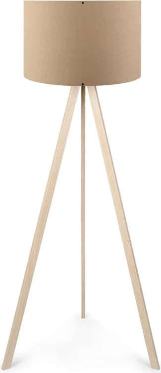 Llambë dyshemeje PWL-1060 Ε27 natyrale-moka D38x140cm