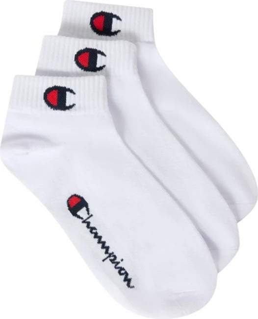 Çorape të shkurta Champion, të bardha