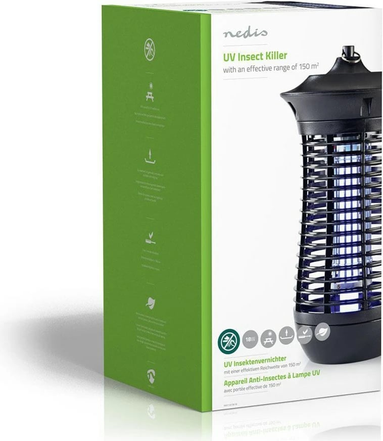 Lampe kundër insekteve nedis INKI110CBK18, e zezë