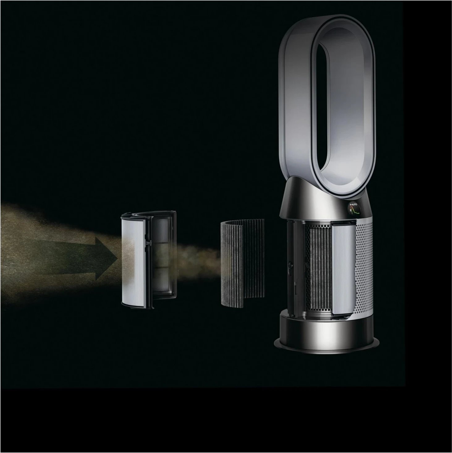 Pastrues ajri, ngrohës dhe ventilator Dyson Hot+Cool Gen1 HP10, 50W, ngjyrë argjendi