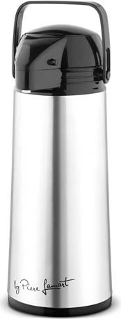 Termos Lamart LT4037 me pompë, 1.9L, inox, zi