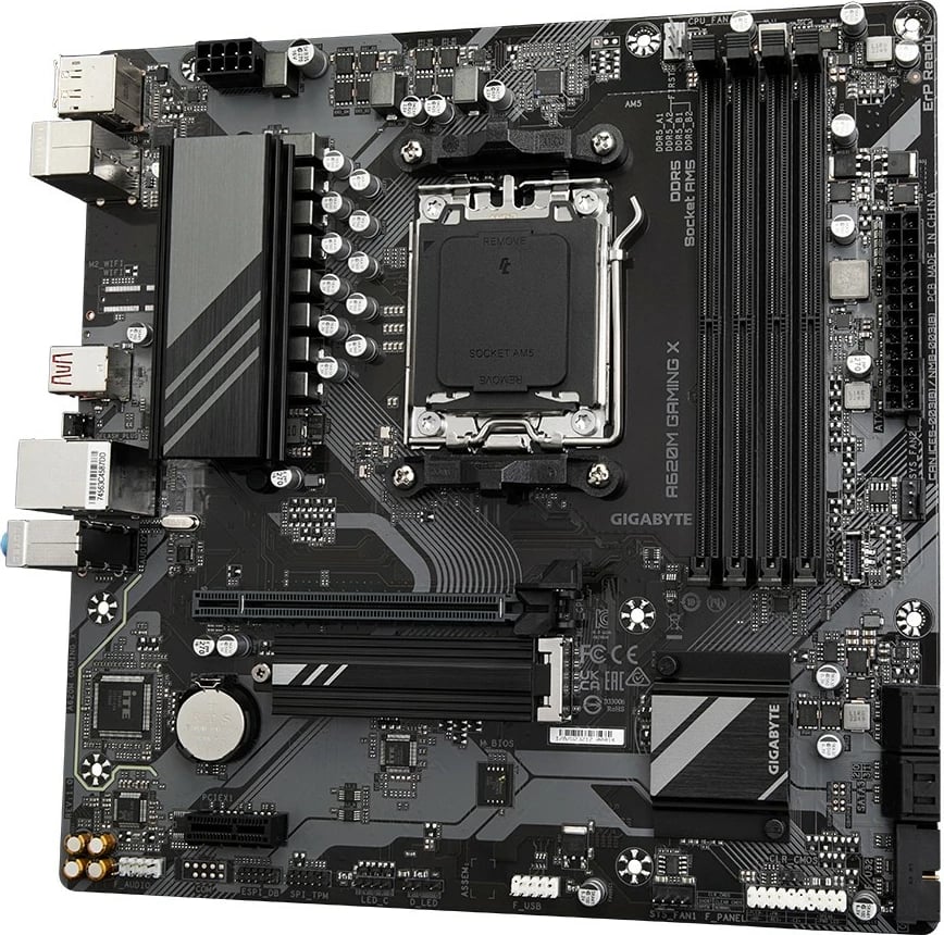 Pllakë amë Gigabyte A620M GAMING X, Socket AM5, DDR5, PCIe 4.0, AMD Ryzen 7000/8000