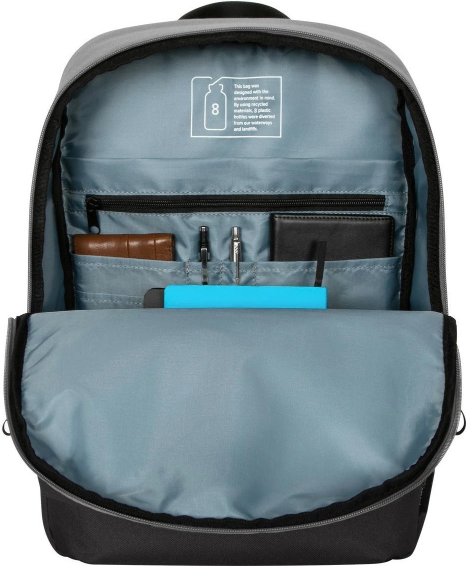 Çantë shpine Targus Sagano Commuter 15.6 inç, e zezë/gri