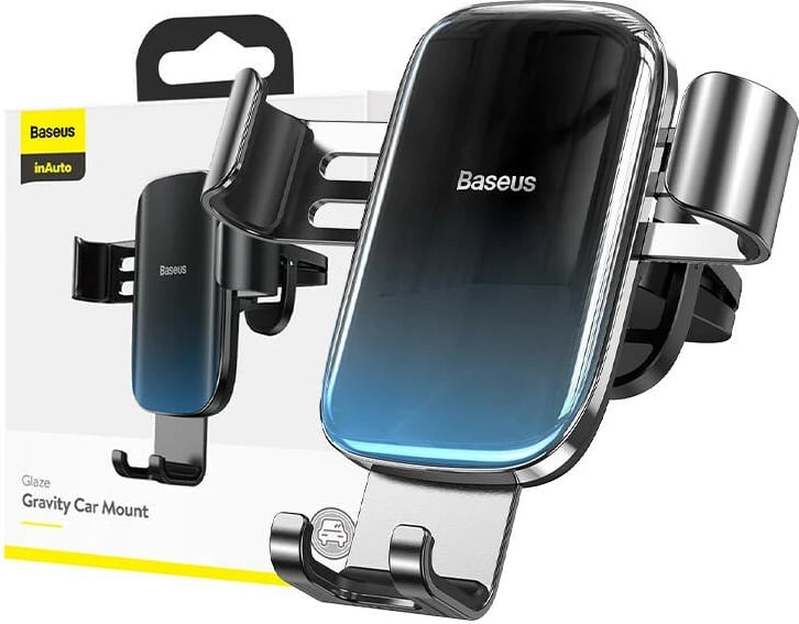 Mbështjellës Baseus Glaze Gravity Car Mount SUYL-LG01 për veturë, për ventilim, i zi