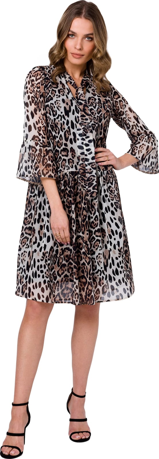 Fustan për femra Stylove 177206, kafe