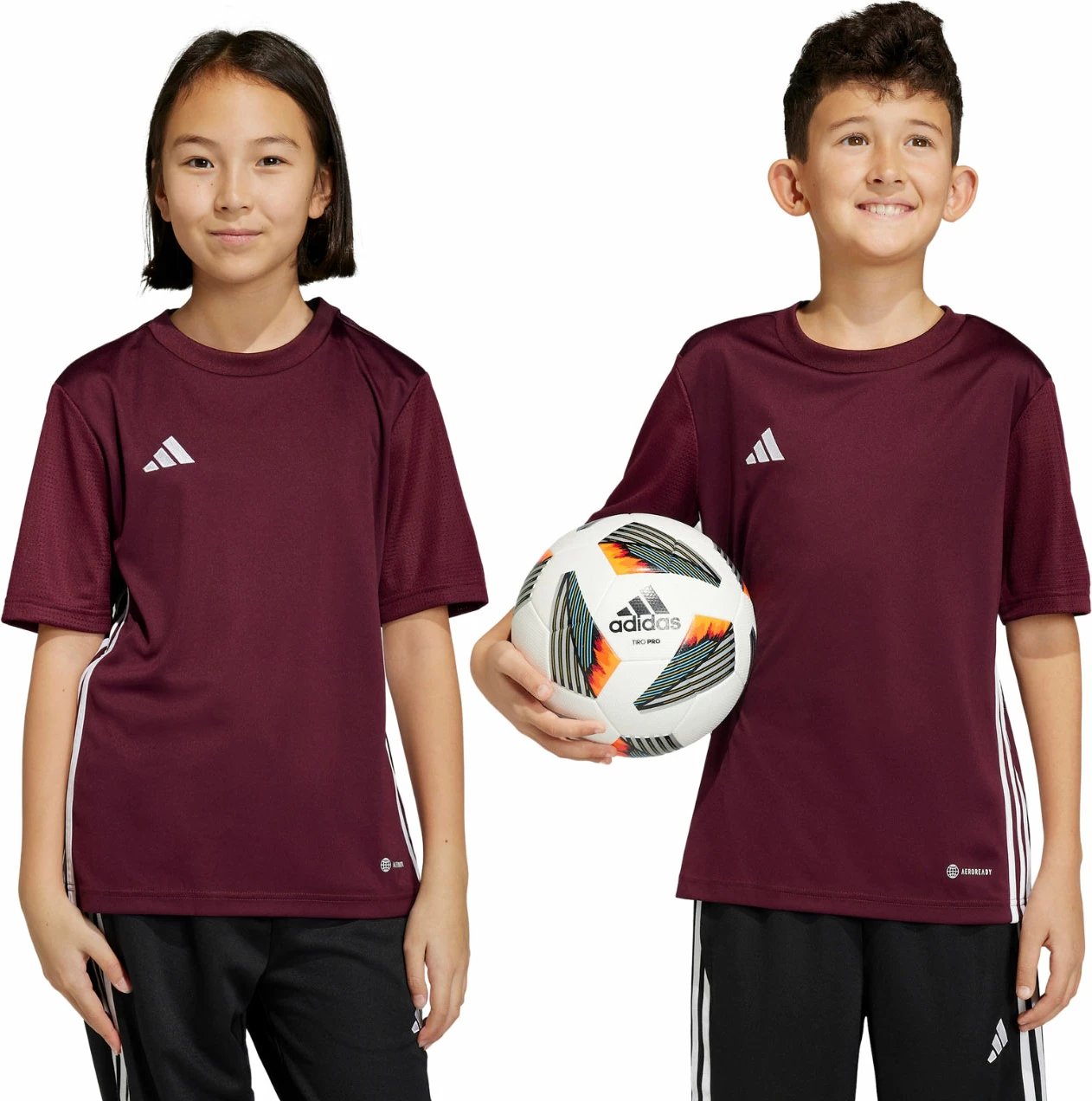 Fanellë për fëmijë adidas, e kuqe