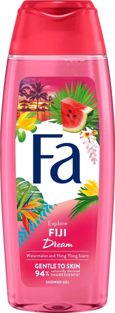 Xhel dushi për femra Fa Fiji Dream me aromë shalqi dhe ylang-ylang, 250ml