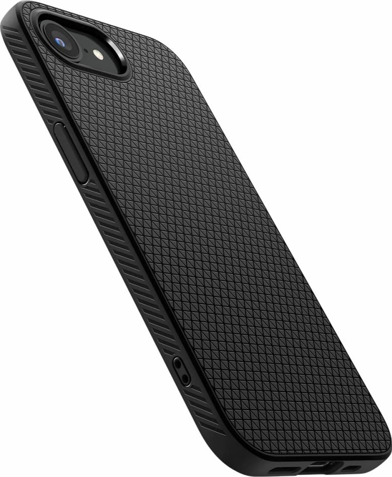 Mbështjellës Spigen Liquid Air për iPhone 16e, i zi mat