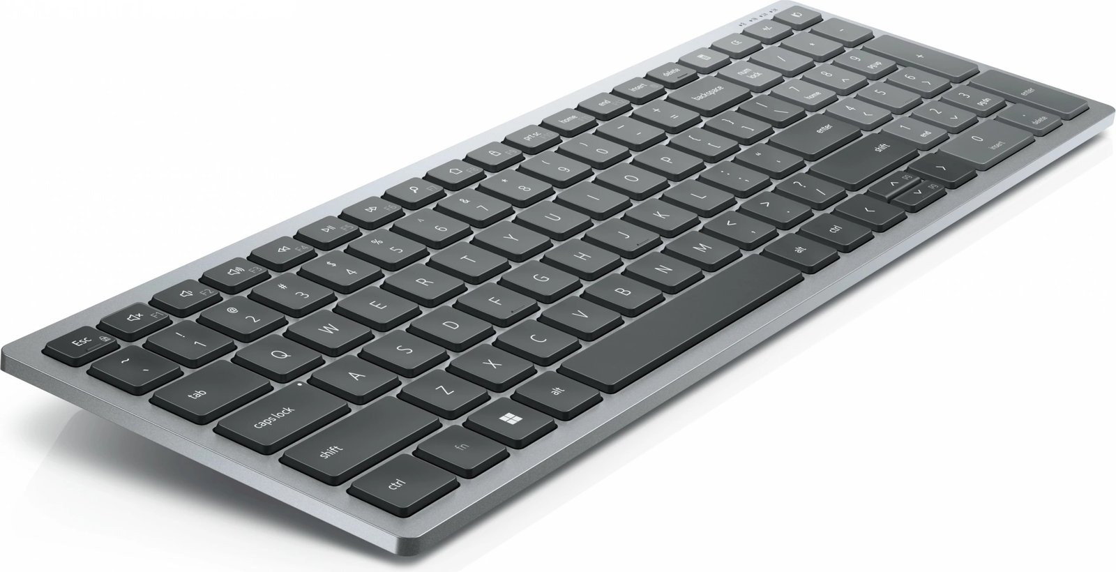Tastierë DELL KB740, Wireless, RF Wireless + Bluetooth, Scissor key switch, QWERTZ, Gri, Zi