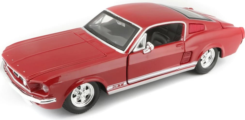 Model makine Maisto Ford Mustang GT 1967, 1:24, Kuqe