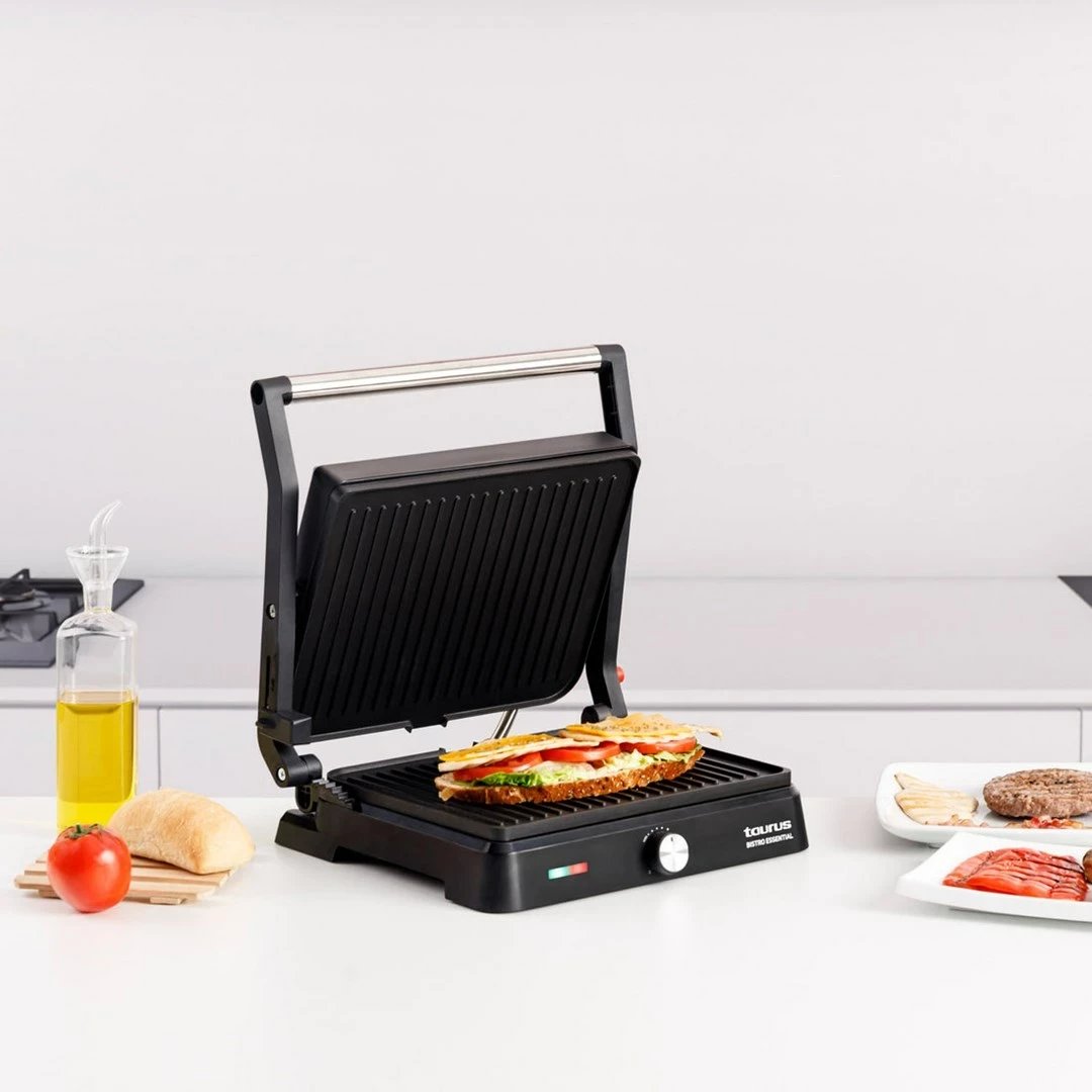 Grill elektrik Taurus Bistro Essential 2600W, argjend