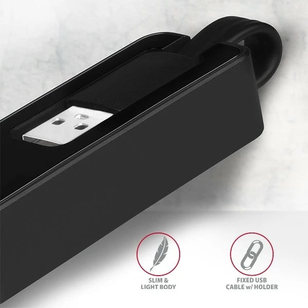 Adapter rrjeti AXAGON ADE-XR, USB 2.0 në Ethernet, i zi