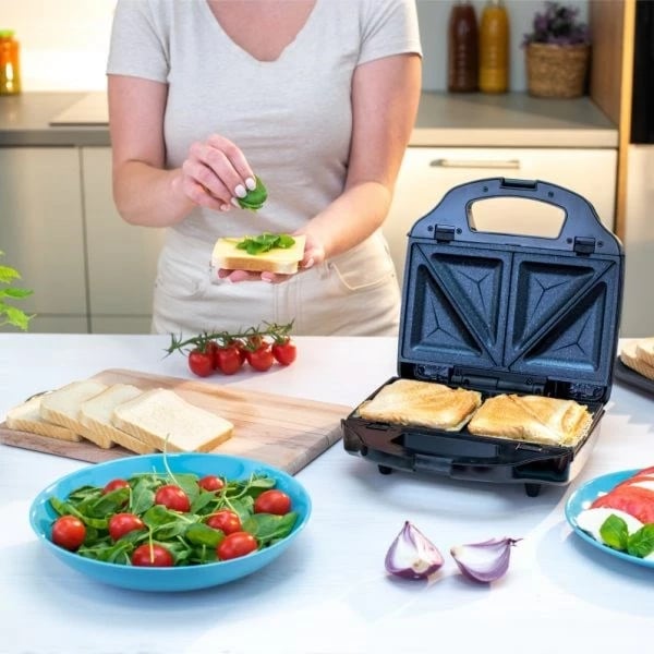 Toaster Zelmer ZSM7900 3-në-1, 900 Watt, Argjendtë-Zi
